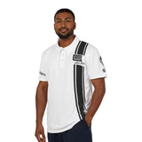 Carroll Shelby Signature Logo Personalized White Polo Shirt, Gift Idea for the Shelby Fan