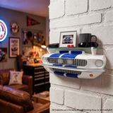 1967 Carroll Shelby GT500 Blue and White Wall Shelf, LED Lights