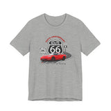 C6 Corvette Route 66 100th Anniversary Short Sleeve Tee – Legends of the Road, Perfect for the Corvette Fan