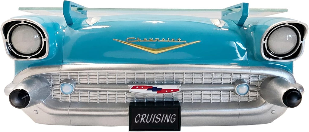 1957 Bel Air Wandregal aus Polyresin mit batteriebetriebenen LED-Scheinwerfern