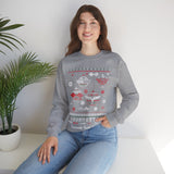 Corvette Personalized Ugly Christmas  Crewneck Sweatshirt