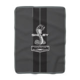 Shelby Cobra Carbon Fiber Personalized Sherpa Fleece Blanket, Shelbystore.com