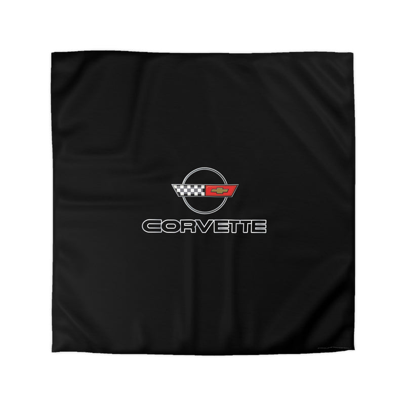 Corvette C4 Microfiber Black Duvet Cover – Perfect for Car Enthusiasts!