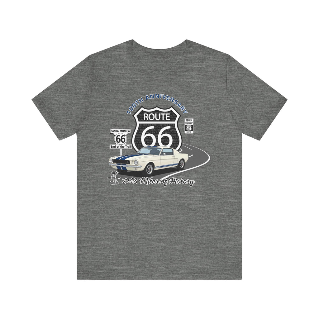 Shelby GT350 Route 66 100th Anniversary Short Sleeve Tee-Legends of the Road, Shelby Fan Favorite