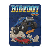 BIGFOOT 4X4X4® “Crunch!” 50x60 USA‑Made Sherpa Blanket — Ultra‑Soft Plush Throw