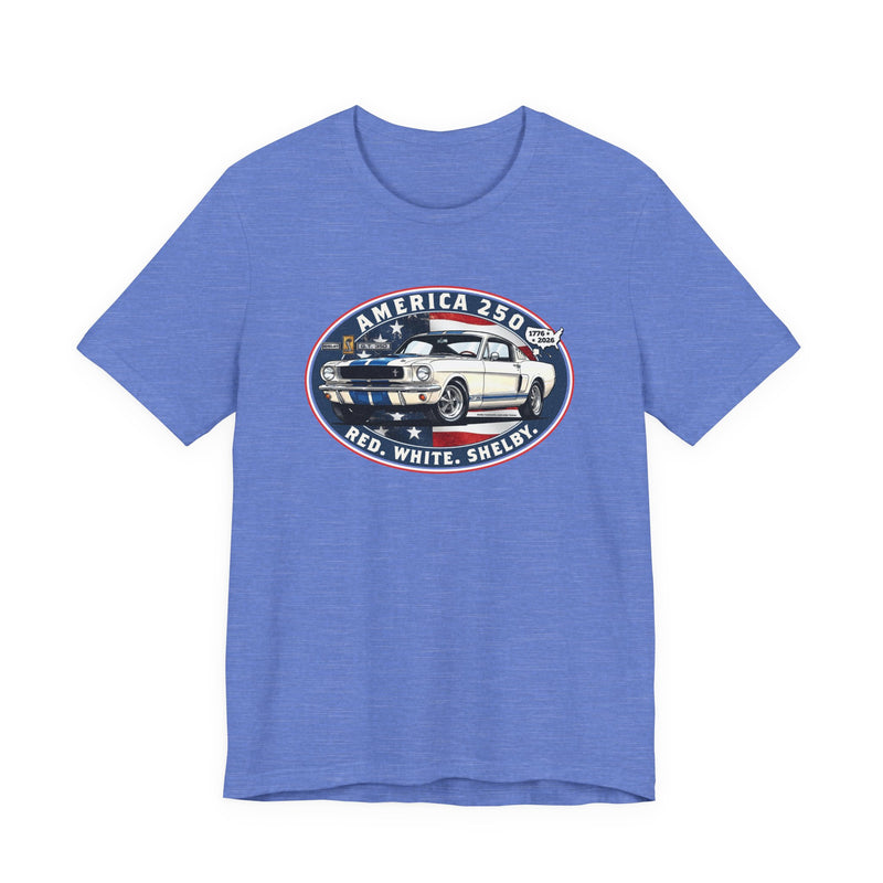 Shelby America 250 "Years of Freedom" Premium GT350 Oval Short-Sleeve Tee