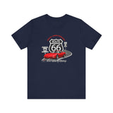 C5 Corvette Route 66 100th Anniversary Short Sleeve Tee – Legends of the Road, Perfect for the Corvette Fan