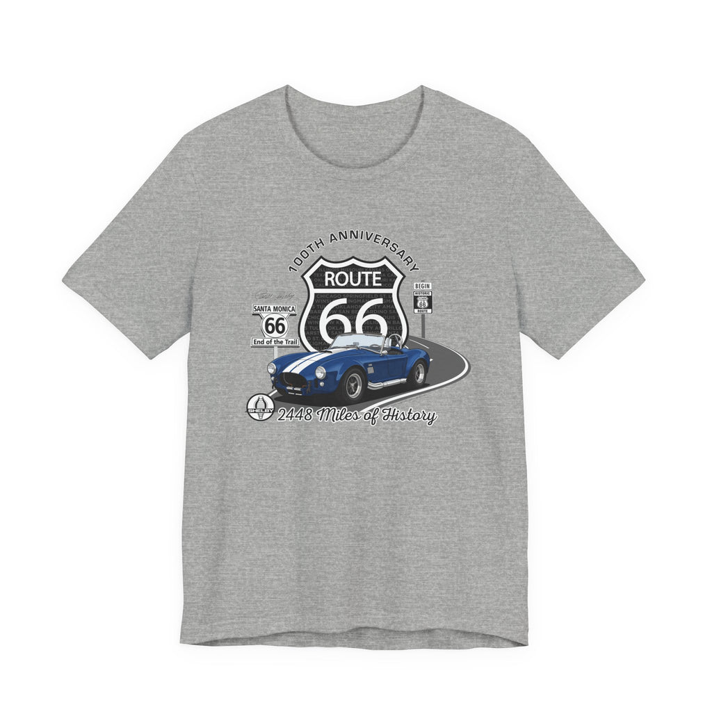 Shelby Blue Cobra “End of the Trail” Route 66 100th Anniversary T-Shirt