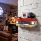 1972 Chevrolet C10 Red & White LED Wall Shelf – Tempered Glass