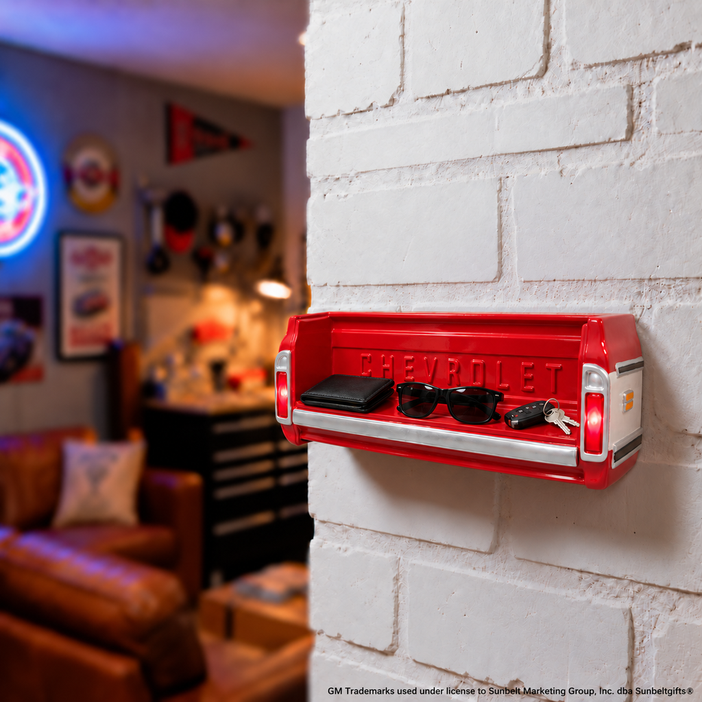 1972 Chevrolet C10 Tailgate LED Wall Shelf – Classic Truck Decor