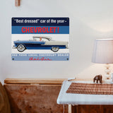 Chevrolet Bel Air  16"x12" Tin Sign – Classic Vintage Car Wall Art, Classic Muscle Car Decor for Garage, Man Cave, Bar, or Home
