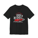 C5 Corvette Route 66 100th Anniversary Short Sleeve Tee – Legends of the Road, Perfect for the Corvette Fan