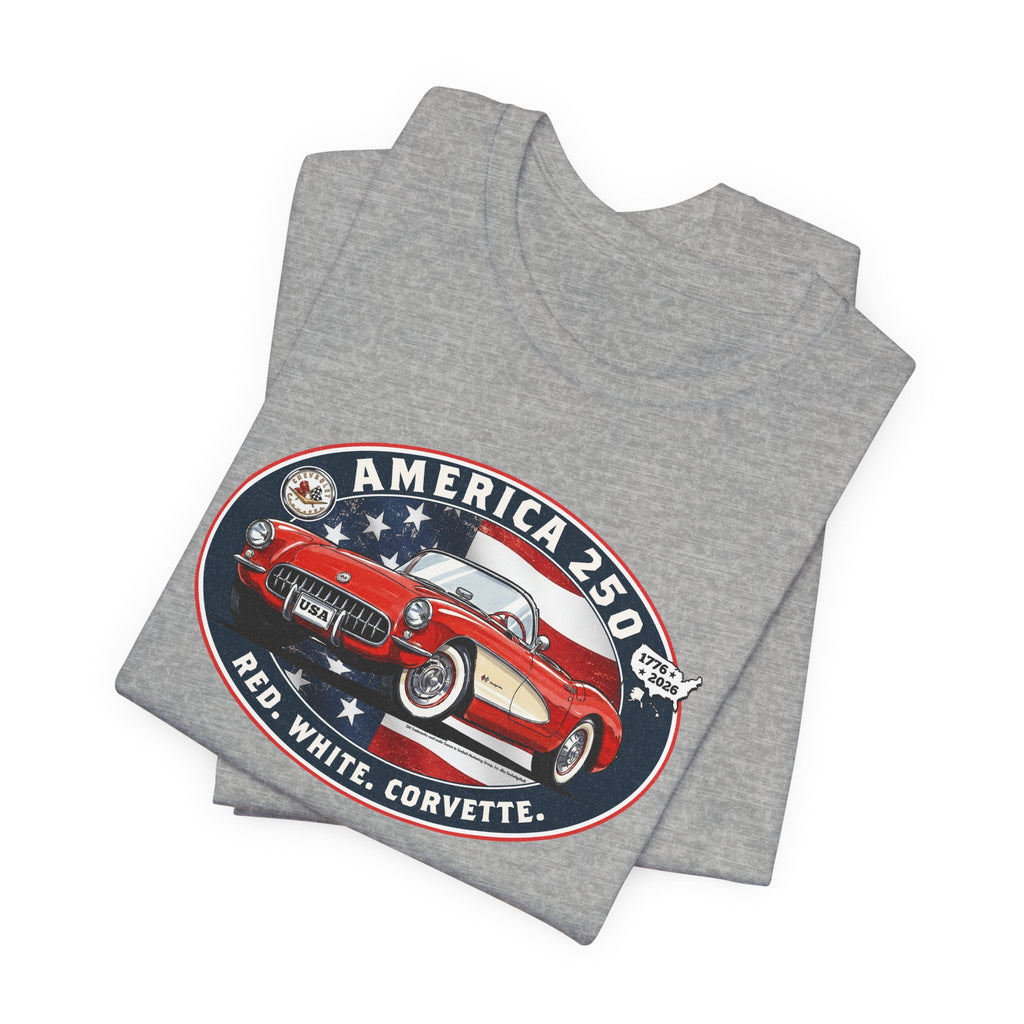 Corvette America 250 "250 Years of Freedom" Premium C1 Oval Short-Sleeve Tee
