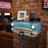 1957 Bel Air Wandregal aus Polyresin mit batteriebetriebenen LED-Scheinwerfern