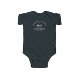 C4 Corvette Baby Short Sleeve Snap Bottom One Piece Fine Jersey Bodysuit, Perfect for the Youngest Fan