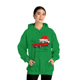 C2 Corvette Personalized Santa Hat Cotton Blend Hooded Sweatshirt