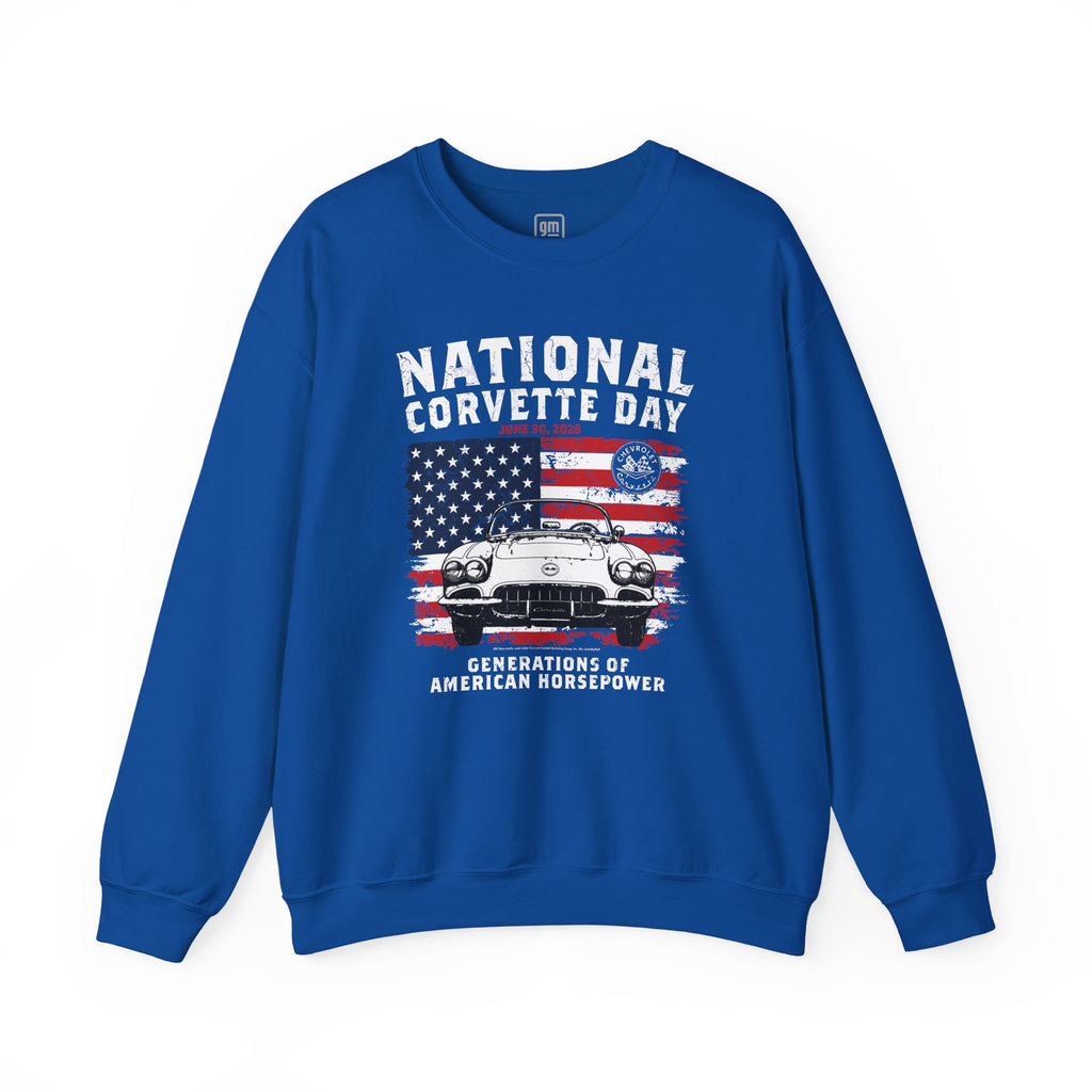 National Corvette Day 2026 Crewneck Sweatshirt – Limited Edition (Through June 30, 2026)