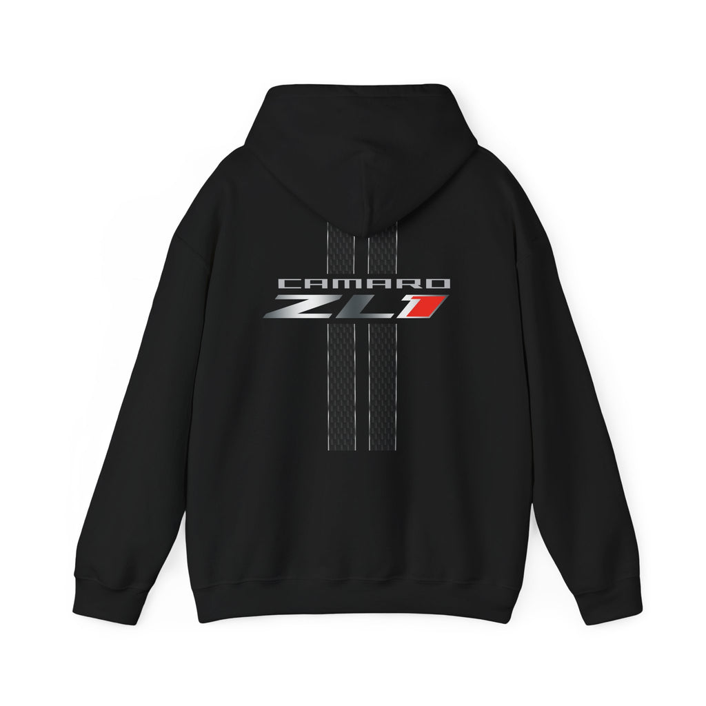 Camaro ZL1 Logo Personalized Unisex Hoodie, Sweatshirt, Customizable Text, Bold Back Design