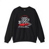 C5 Corvette Route 66 100th Anniversary Cotton Blend Sweatshirt – Legends of the Road, Perfect for the Corvette Fan
