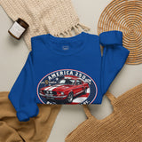 1967 Shelby GT500 "Red. White. Shelby." America 250 Oval Crewneck Sweatshirt