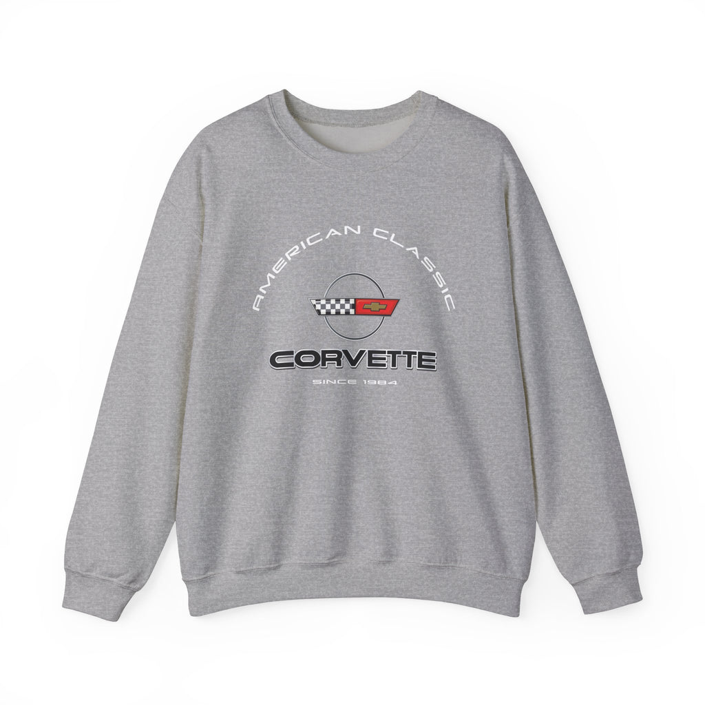 C4 Corvette Crew Neck Long Sleave Heavy Duty Sweatshirt, perfect for cool crisp days