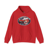 Corvette C1 "Red. White. Corvette." America 250 Oval Pullover Hoodie