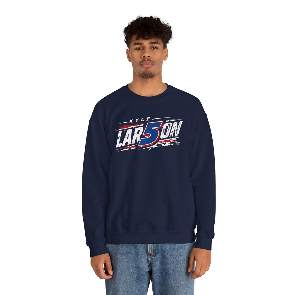 Hendrick Motorsports Kyle Larson #5 Speed Distressed Crewneck Sweatshirt
