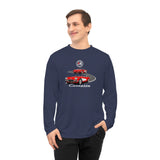C1 Corvette Emblem & Track Performance Long Sleeve Shirt – Legends of the Road, Perfect for the Corvette Fan