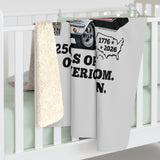 Shelby White GT350 Track Legend "250 Years of Freedom. One American Icon." America 250 Premium Sherpa Blanket – 1776 to 2026