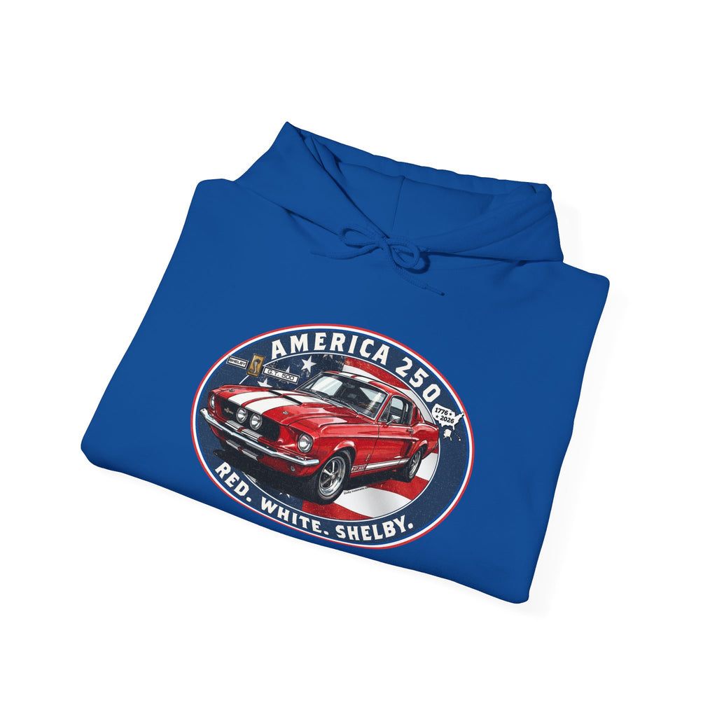 Shelby America 250 "250 Years of Freedom" Premium 1967 GT500 Oval Graphic Pullover Hoodie