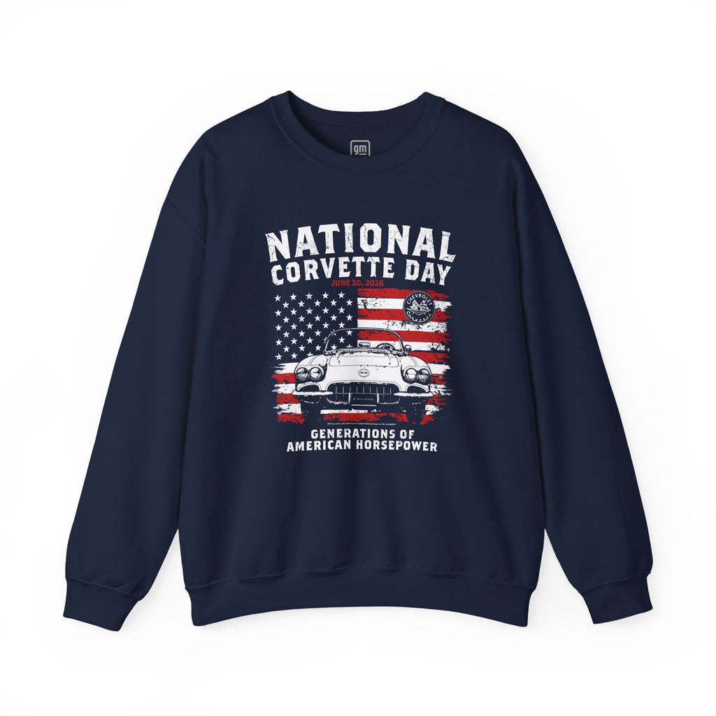 National Corvette Day 2026 Crewneck Sweatshirt – Limited Edition (Through June 30, 2026)
