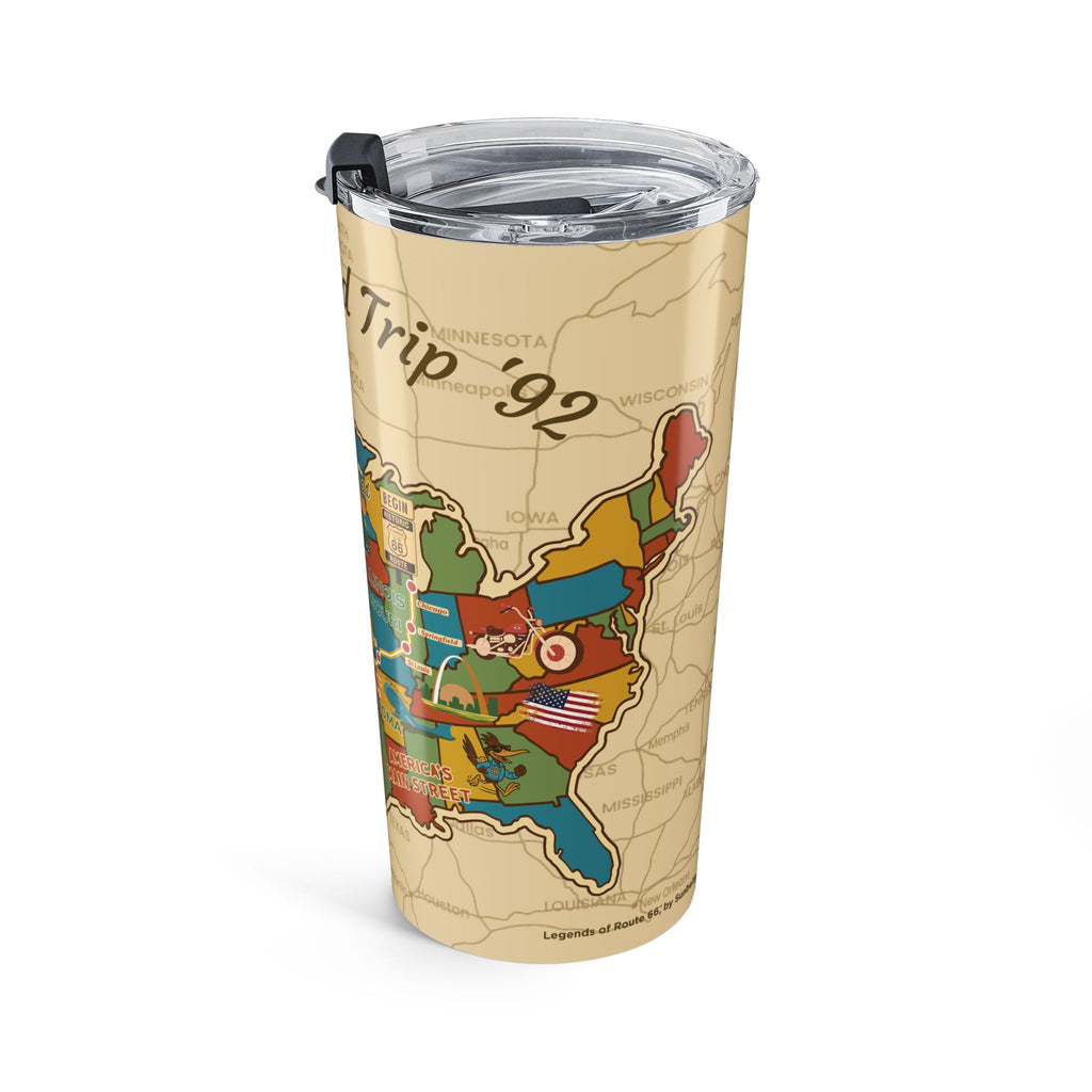Route 66  Personalized USA Map 20oz Travel Tumbler