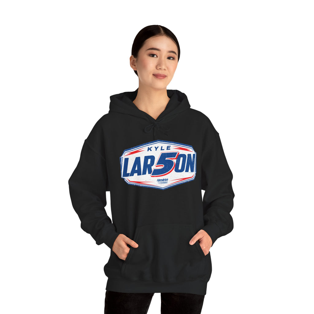 Hendrick Motorsports Kyle Larson #5 Shield Badge Hoodie