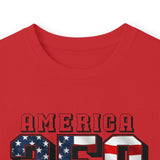 Shelby Red GT350 "One American Icon" America 250 Long-Sleeve T-Shirt