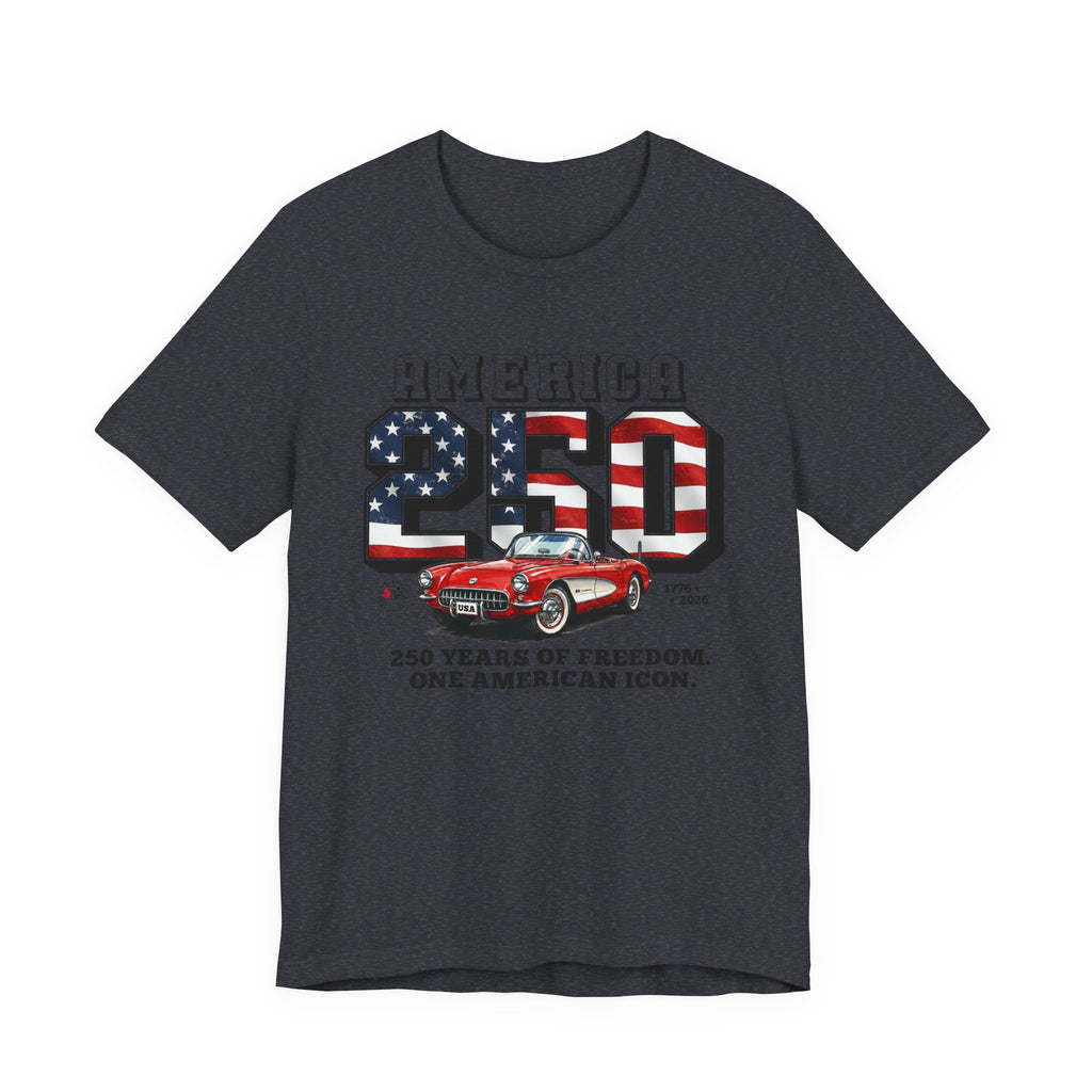 Corvette America 250 "One American Icon" Premium C1 Short-Sleeve Tee