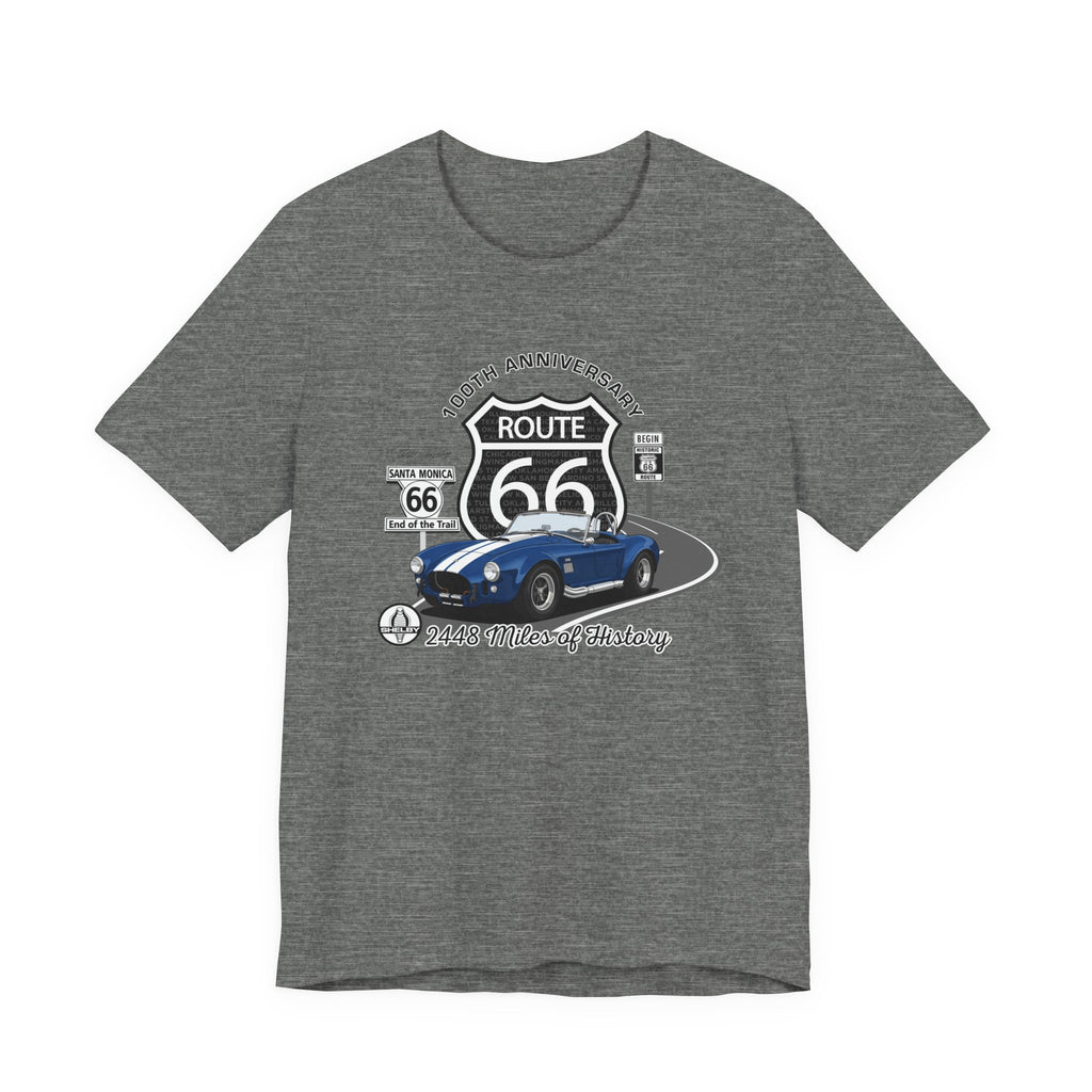 Shelby Blue Cobra “End of the Trail” Route 66 100th Anniversary T-Shirt