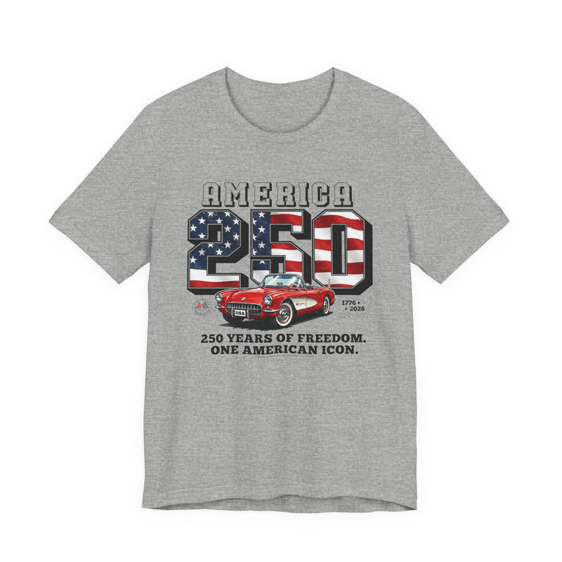 Corvette America 250 "One American Icon" Premium C1 Short-Sleeve Tee