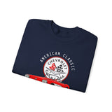 C1 Corvette American Classic Emblem Cotton Blend Sweatshirt – Legends of the Road, Perfect for the Corvette Fan