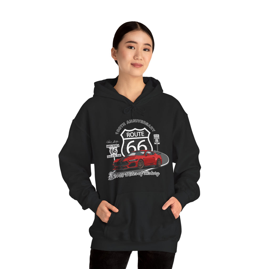 Shelby 2020 GT500 Route 66 100th Anniversary Hooded Sweatshirt – Classic Fit
