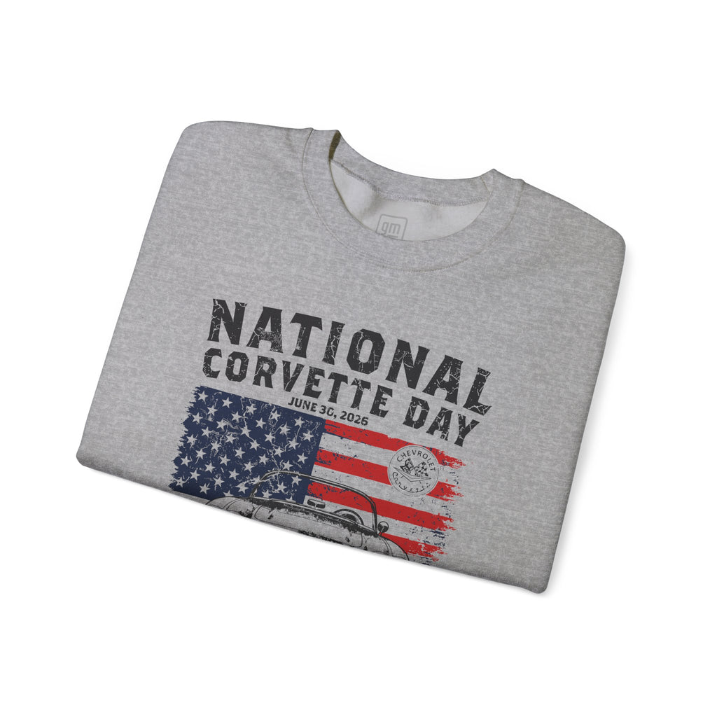 National Corvette Day 2026 Crewneck Sweatshirt – Limited Edition (Through June 30, 2026)