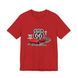 C5 Corvette Route 66 100th Anniversary Short Sleeve Tee – Legends of the Road, Perfect for the Corvette Fan