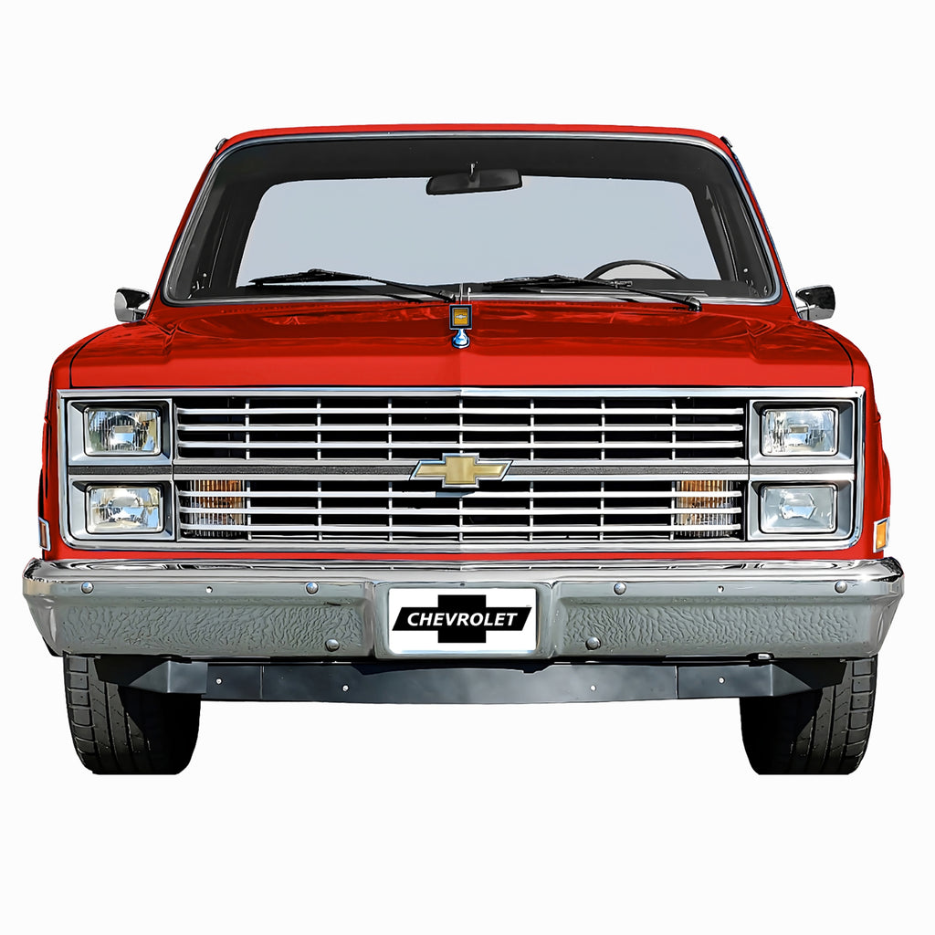 1984 Chevrolet C10 Front-End Metal Wall Decor — Made in USA, Available in 2 sizes