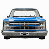 1987 C10 Truck Front-End Metal Wall Decor — Made in US, Available in 2 sizes and 4 Colors
