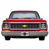 Chevy Truck Personalized Hoodie-Your choice of Sport Grey or Black + 1973 C10 Metal Wall Decor Gift Set