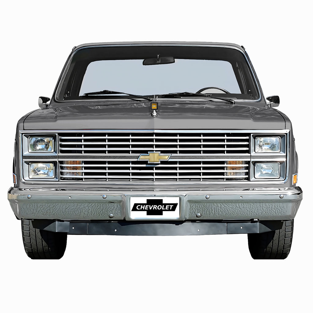 1984 Chevrolet C10 Front-End Metal Wall Decor — Made in USA, Available in 2 sizes