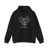 Chevy Truck Personalized Hoodie-Your choice of Sport Grey or Black + 1973 C10 Metal Wall Decor Gift Set