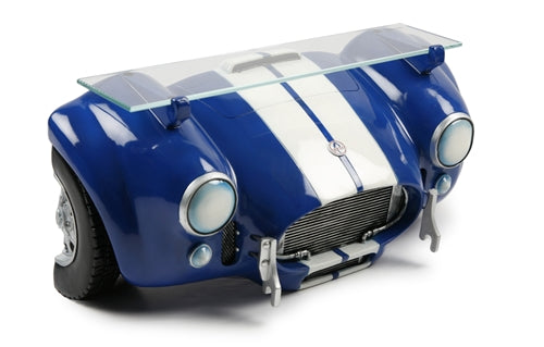 Carroll Shelby Cobra 427 - Floating 3D Shelf w/Working Headlights and Tempered Glass Above The Hood Design