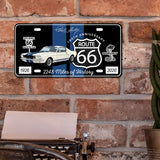 Route 66 100th Anniversary Metal 12"x 6" Wall Decor – Carroll Shelby GT350 Edition
