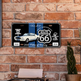 Route 66 100th Anniversary Metal 12"x 6" Wall Decor – Carroll Shelby GT350 Edition