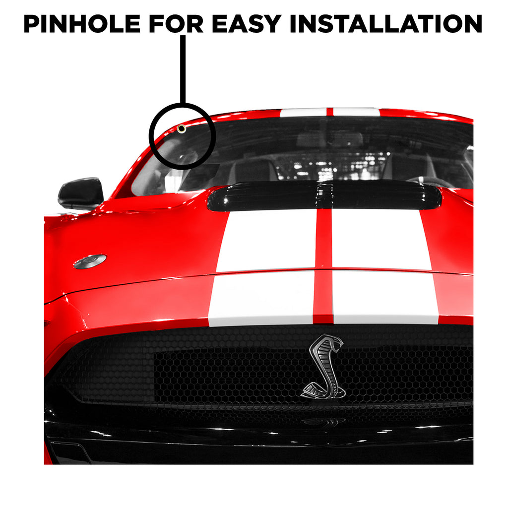 2022 Shelby GT500 Metal Wall Decor, Red with White Stripes, Made in USA, Garage or Man Cave Sign, Car Enthusiast Gift, 2 Sizes